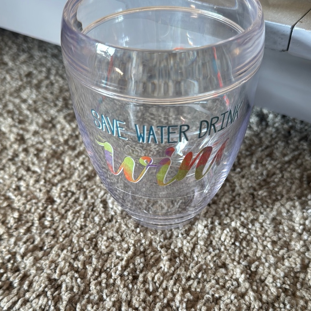 Save Water Drink Wine Tumbler